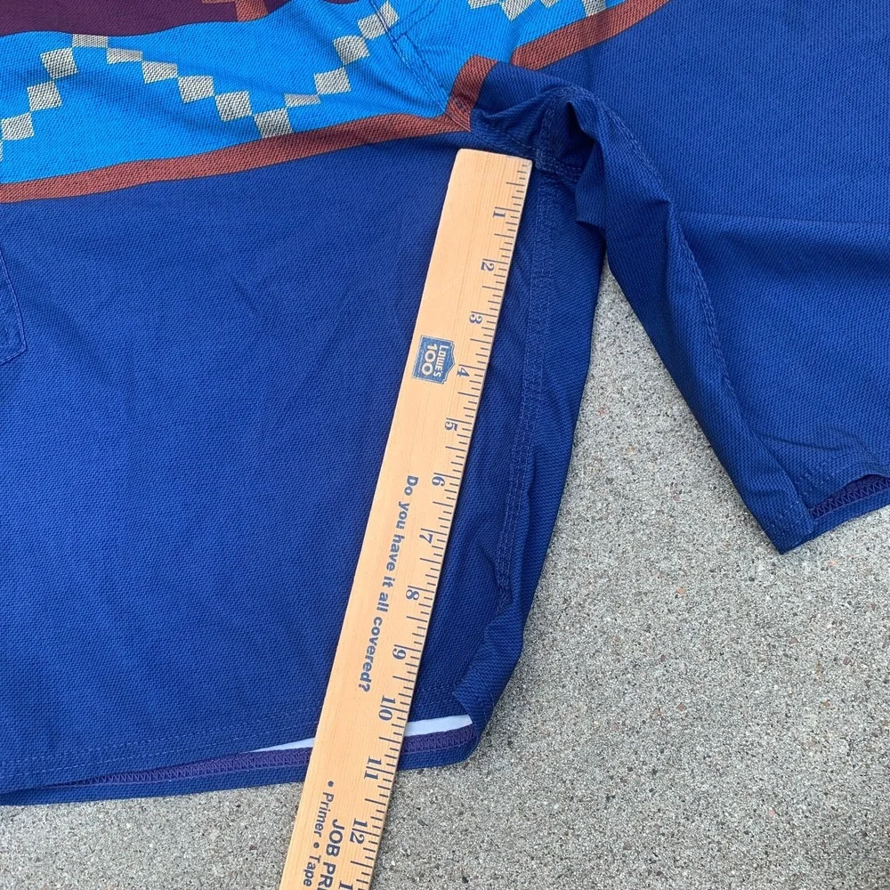 Vans Nathan Fletcher‎ Board Shorts Size 34 Blue Maroon 